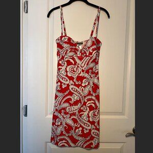 Tommy Bahama Paisley Red Dress